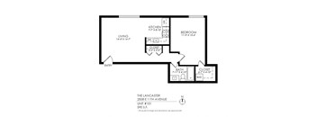 1 Bedroom - 1 Bathroom