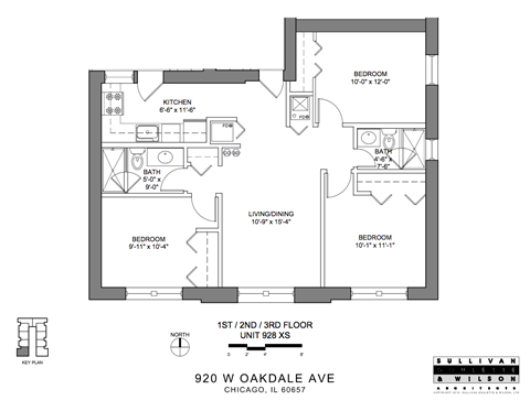 3 bed 2 bath floor plan