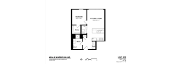 the floor plan of acacia n magnolia ave