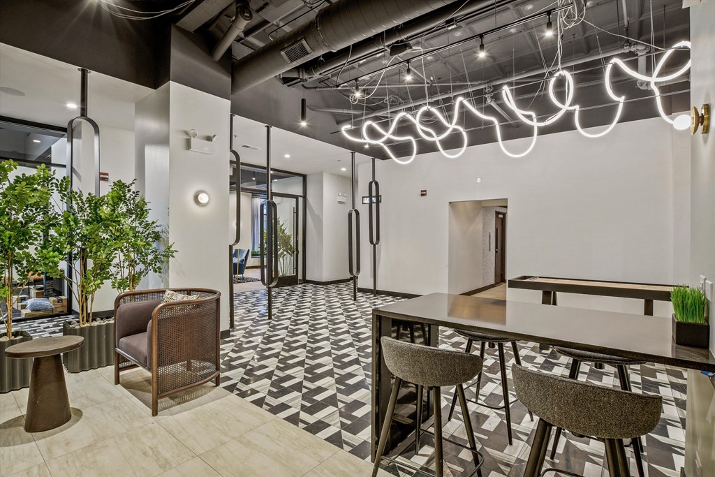 Lobby at The Archer showcasing elegant decor and a welcoming atmosphere