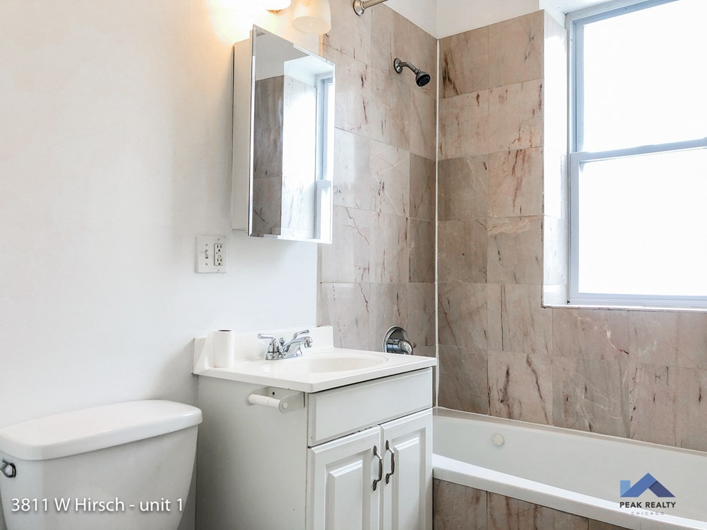 a bathroom with a sink and a toilet and a shower