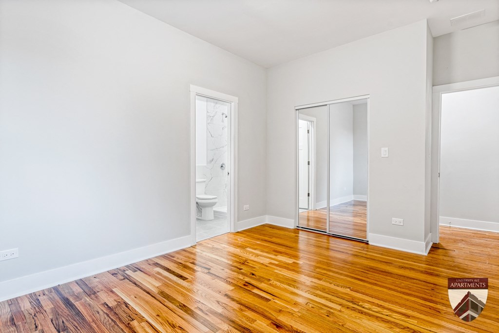 large closet space in large bedrooms