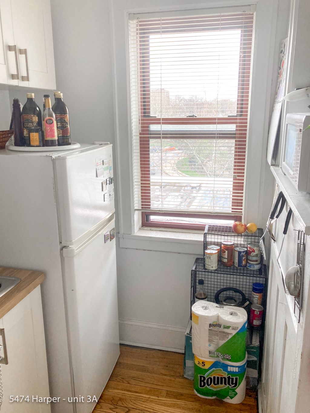 kitchen with refrigerator