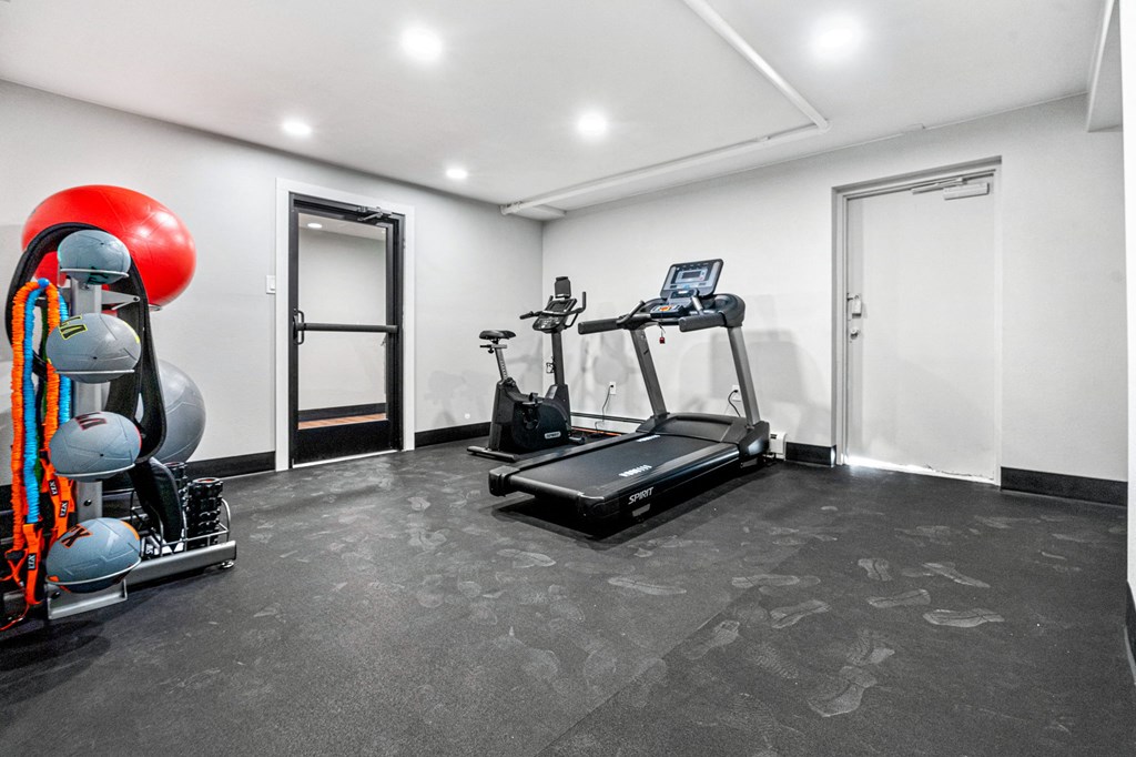 the gym at the adelaideeastlake apartments