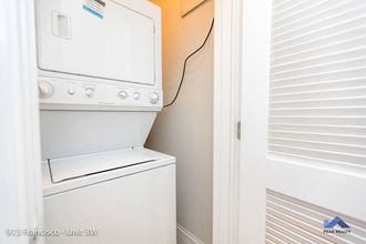 a washer and dryer in the laundry room