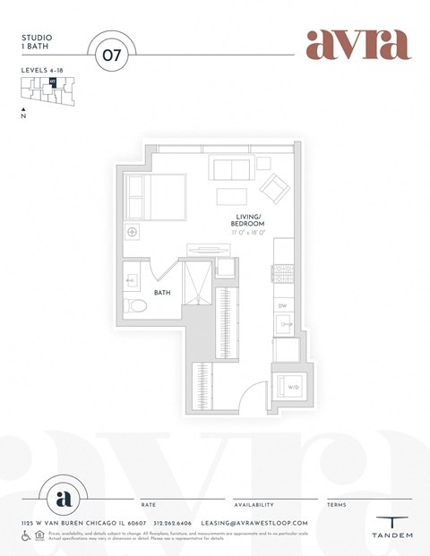 1125 W. Van Buren St. Studio-3 Beds Apartment for Rent - Photo Gallery 23