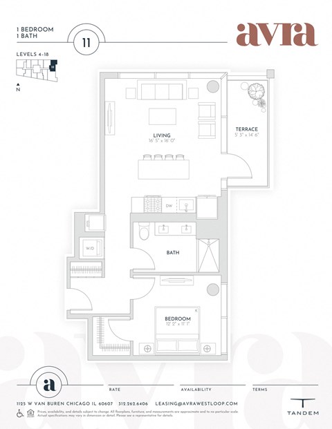 1125 W. Van Buren St. Studio-2 Beds Apartment for Rent - Photo Gallery 23