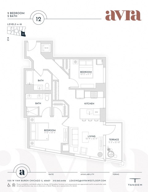 1125 W. Van Buren St. Studio-2 Beds Apartment for Rent - Photo Gallery 24