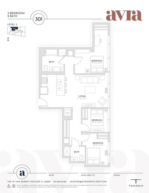 1125 W. Van Buren St. Studio-3 Beds Apartment for Rent - Photo Gallery 38