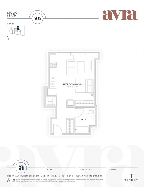 1125 W. Van Buren St. Studio-3 Beds Apartment for Rent - Photo Gallery 24