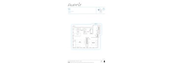 the floor plan of the apartment