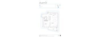 the floor plan of the apartment