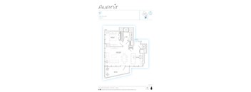 a floor plan for a house with a lot of furniture and a plan of floor