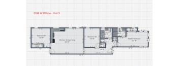 a blueprint of a floor plan of a house