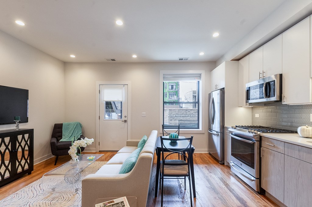 high, tall ceilings with open living space