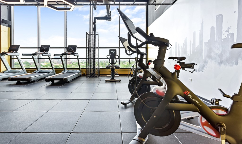 State-of-the-Art Fitness Center at K Square, Chicago Illinois