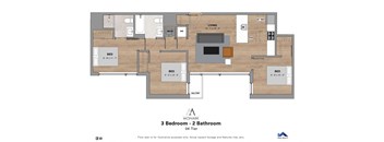 a floor plan of a house with a bedroom and a bathroom