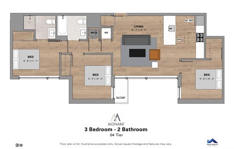 a floor plan of a house with a bedroom and a bathroom
