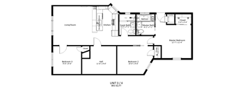 a floor plan of a house