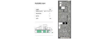 a floor plan of the apartment
