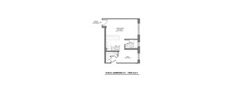 Jr. 1 Bedroom - 1 Bathroom