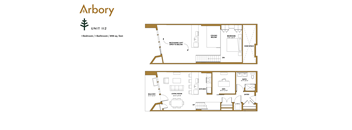 a floor plan of a unit for rent