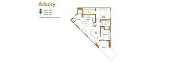 the floor plan of the address asiago suites