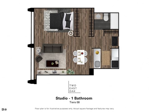 studio 1 floor plan  studio  1 bedroom       a