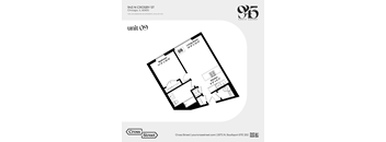 a floor plan of a bedroom apartment