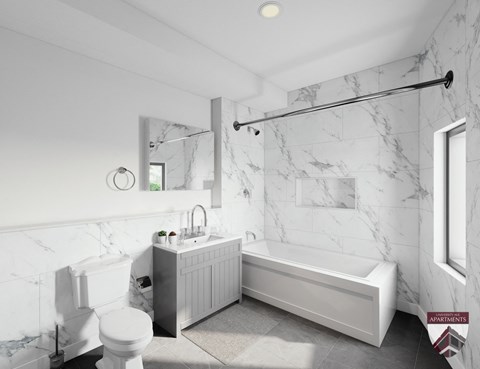 Large 2 bed 2 bath apartment available in Hyde Park