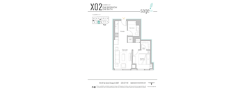 a typical floor plan of a one bedroom apartment