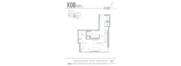 the floor plan studio one bath