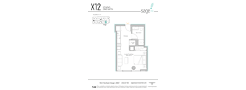 a typical floor plan of a studio apartment