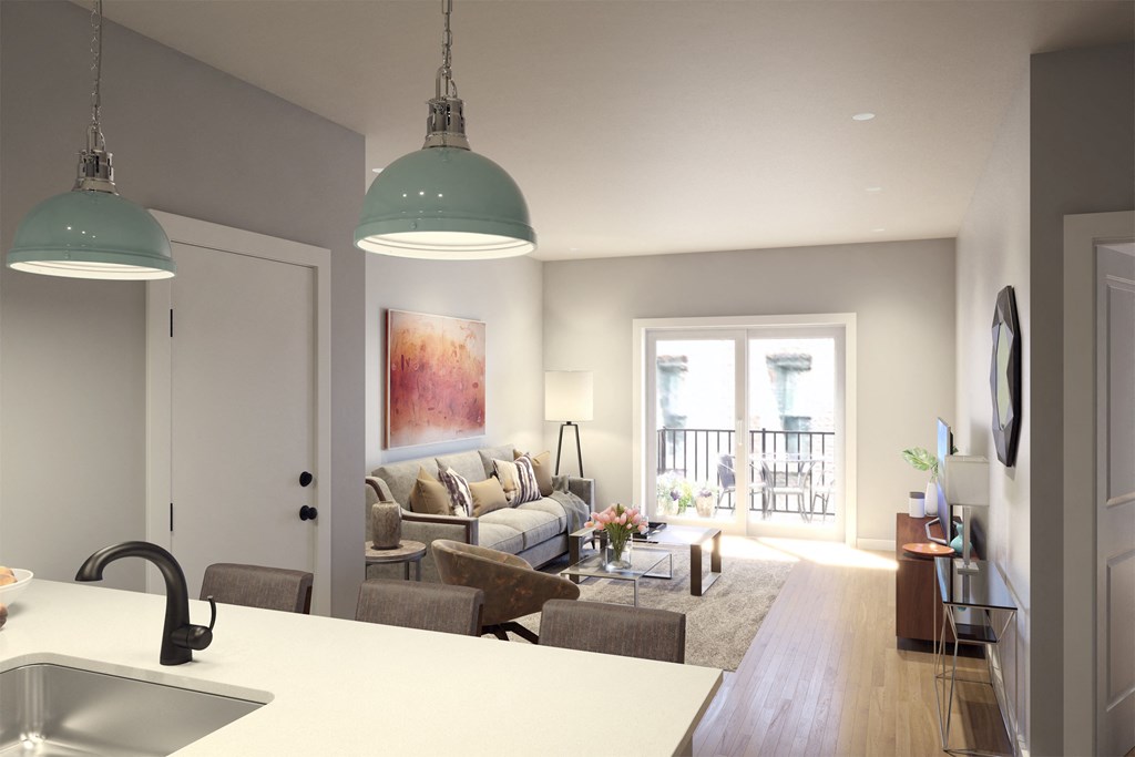 updated kitchen and open floor plan