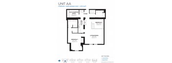 the unit a floor plan  unit a apartments