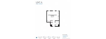 a floor plan of unit a unit a floor