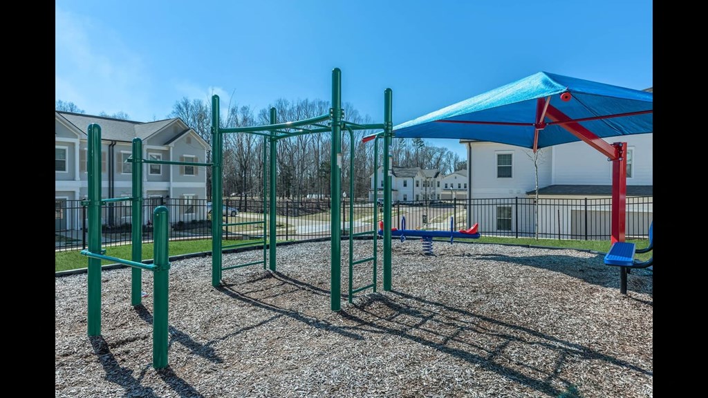 our new playground is ready for children to play