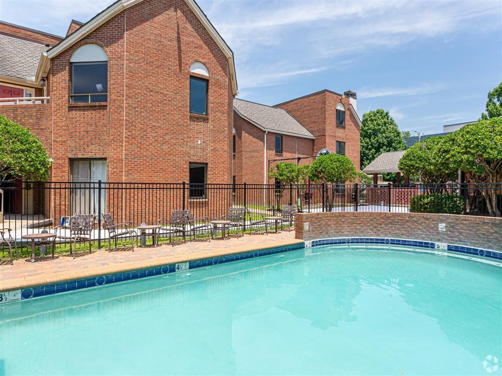 the swimming pool at our apartments