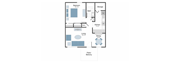 1 Bedroom/ 1 Bath