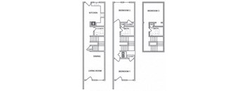 3 Bedroom 2.5 Bath Townhouse