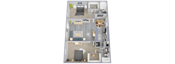 2 bed 2 bath at The Cove at State Street Apartments, Louisiana, 70802