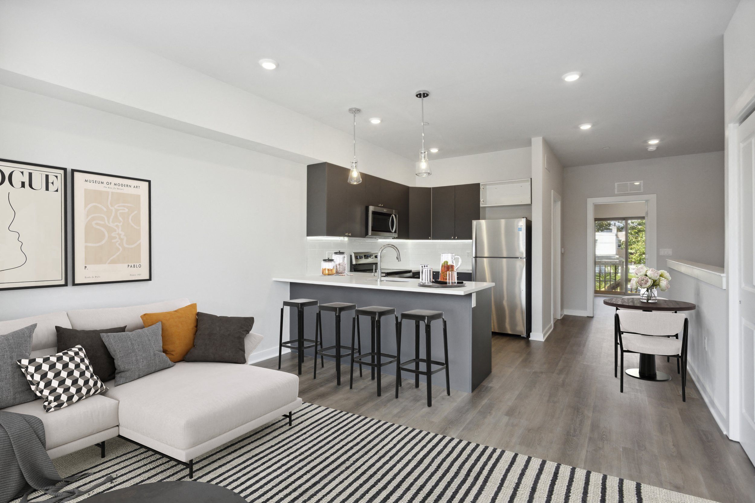 Unit 2 Kitchen / Living Room