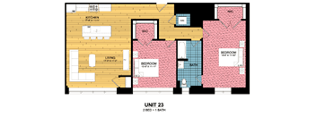 floor plan of the upper level of a house