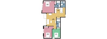 a floor plan of a house
