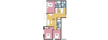 a floor plan of a house