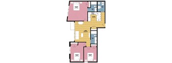 a floor plan of a house