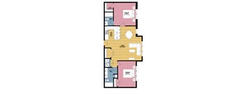a floor plan of a house
