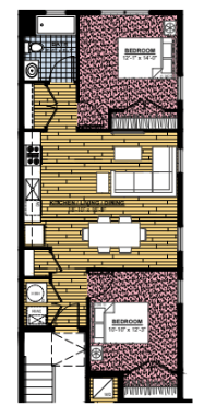 2 Bedroom 1 Bath