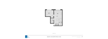 a floor plan of a bedroom apartment