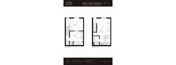 1 Bed 1 Bath Townhouse